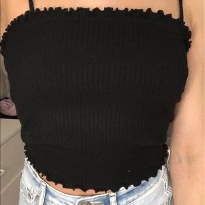 Lettuce trim Tank top